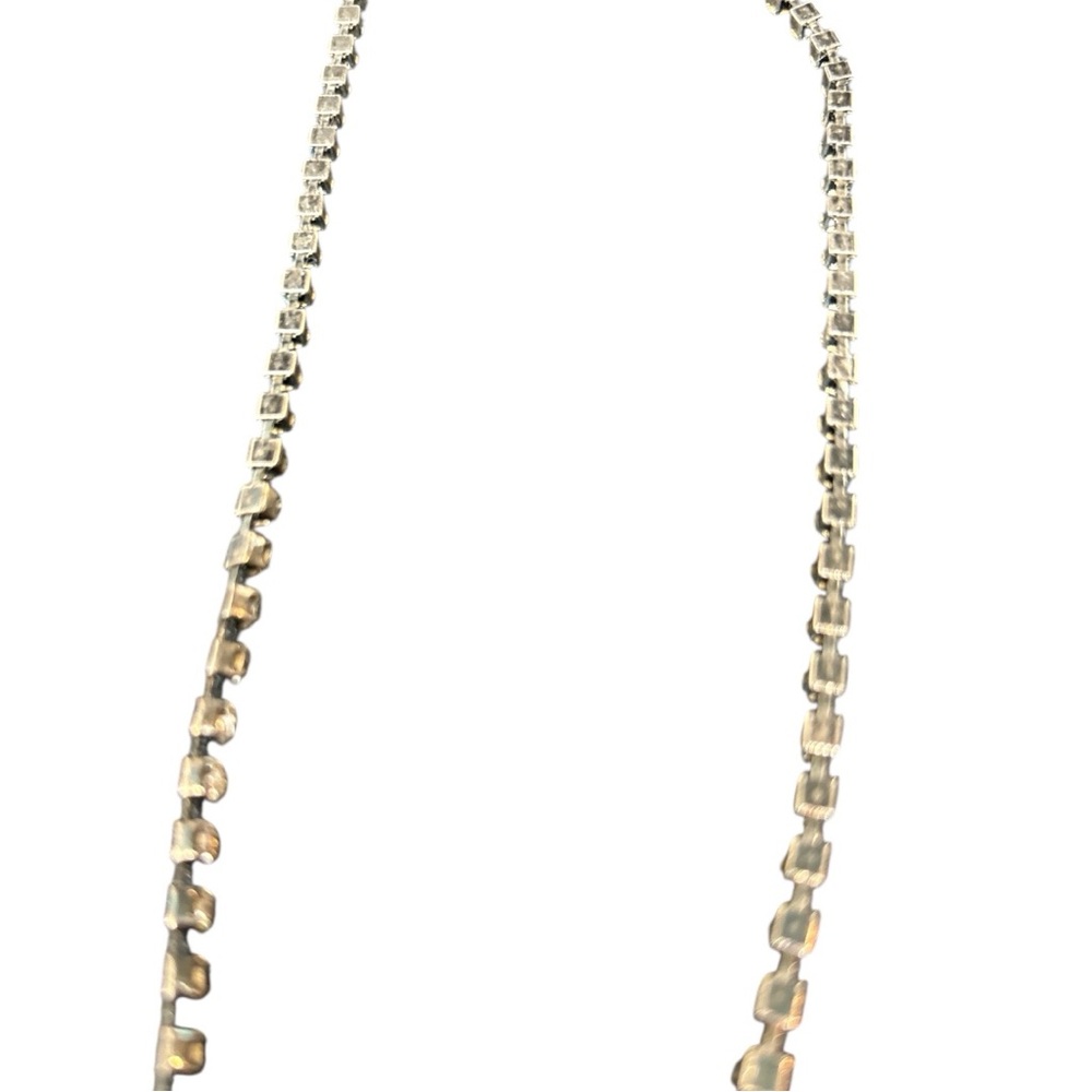 Loren Ralph Loren Silver Rhinestone Necklace - Picture 8 of 8